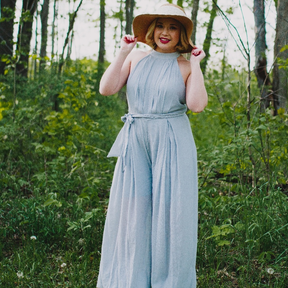 Powder Blue Jumpsuit